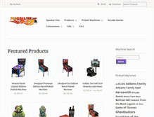Tablet Screenshot of pinballpro.net